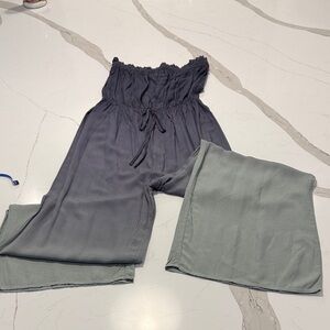 Vici Charcoal Gray Jumpsuit